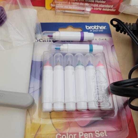 Brother Scan N Cut CM100 Red White With Extras Mats Pens Blades READ DESCRIPTION - Picture 6 of 16